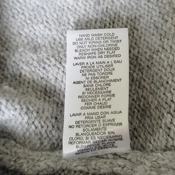 NWOT Michael Kors Gray Turtleneck Sweater, Size S - Picture 6 of 12